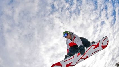 Todd Turnbull flies high at Wisp Resort in western Maryland.
