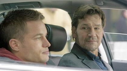 Travis Fimmel is in for an uneasy ride with his FBI partner Patrick Swayze in A&E's "The Beast."