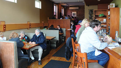 Point Brugge Cafe, a neighborhood bistro in Point Breeze, serves Belgian inspired food and a wide range of Belgian beer.