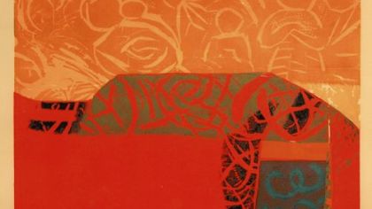 "Ah Tibet!" part of a series Matsubara made after visiting the country, is at the Carnegie.