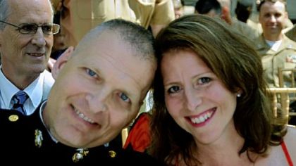 U.S. Marine Corps Lt. Col. Tim Maxwell  and wife Shannon