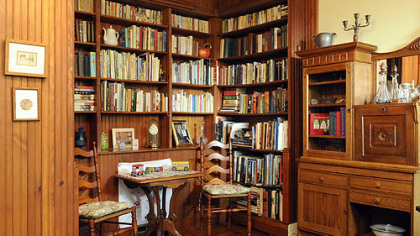 The library of the Goffs'  farm house in Brighton Heights, which will be one of homes featured on the Brighton Heights house tour on Sunday, May 17.