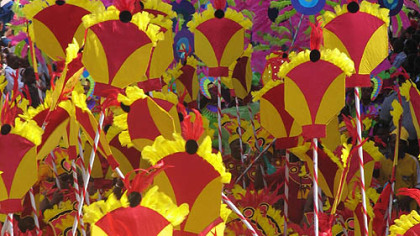 The Carnival Mask Parade in St John's on Aug. 4.