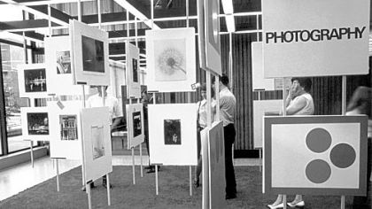 Photography display, 1972