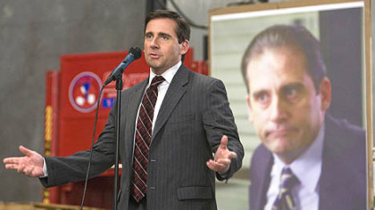 Steve Carell as Michael Scott in "The Office."