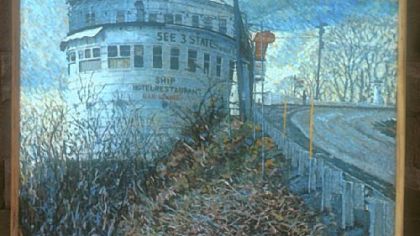 Kevin Kutz's "The Ship Hotel" is part of the collection at the Westmoreland Museum of American Art.