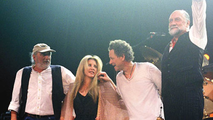 Fleetwood Mac, from left: John McVie, Stevie Nicks, Lindsey Buckingham and Fleetwood Mac.
