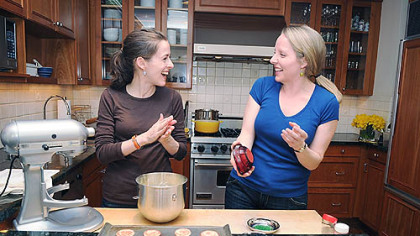 Amanda Hesser, left, and Merrill Stubbs of Food52.com.