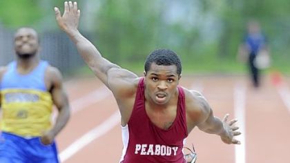 Pierre Carr wins the 100-, 200-meter dashes in Class AAA.