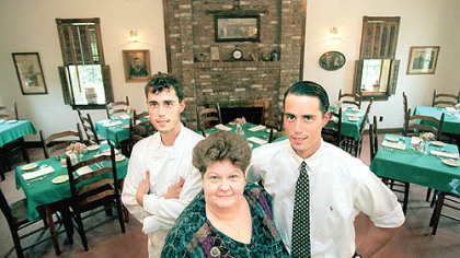 Owners of Clifford's restaurant near Evans City are, from left, Jesse, Valerie and John Enslen.