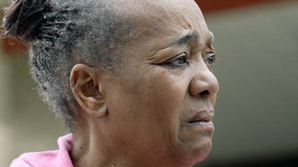 Sharon Gaines talks about her granddaughter Shavaughn Wallace, 18, who was shot and killed Friday night on the North Side.
