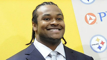Evander "Ziggy" Hood is all smiles after being introduced as the Steelers 32nd overall pick in the first round of the NFL Draft back in April