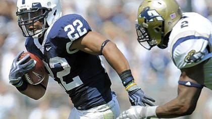 Penn State running back Evan Royster had 61 yards rushing in last week's win against Akron.