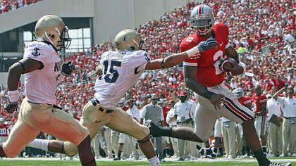 Quarterback Terrelle Pryor leads Ohio State versus Southern California Saturday.