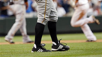 Paul Maholm,  reacts after giving up a two-run home run.