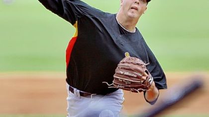 Jeff Karstens had a rough outing yesterday against Boston, giving up four earned runs, walking three and surrendering a three-run homer to Jason Varitek. Karstens is a candidate to be the fifth starter in the Pirates rotation this season