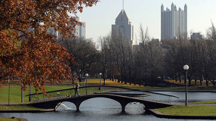 The Pittsburgh Steelers have committed to $300,000 over the next six years for restoration of Allegheny Commons, which is Pittsburgh's oldest park. The $17 million restoration initiative calls for a return of original features such as a formal promenade and fountains, with additional tree plantings.