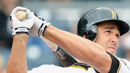 Garrett Jones -- Hit .464 with 3 homer and 15 RBIs this past week.