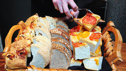 The bread basket at Eleven Contemporary Kitchen in the Strip District is anything but ordinary.