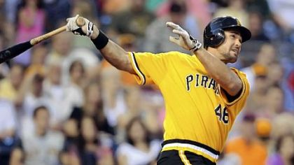 Pirates outfielder/first baseman Garrett Jones has become a candidate for the National League's rookie of the year award.