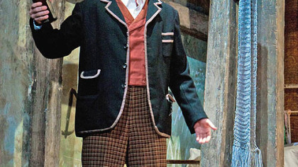 Jonathan Beyer is Schaunard in "La Boheme" at Pittsburgh Opera.
