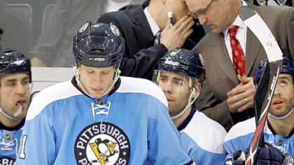 The Penguins are 3-5-2 in their third jerseys ... but it has nothing to do with their attire.