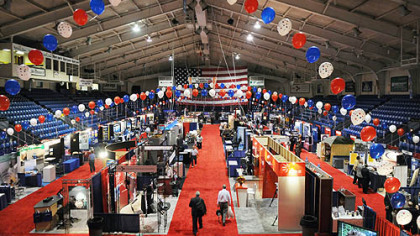 More than 150 vendors fill the Cambria County War Memorial for the showcase.