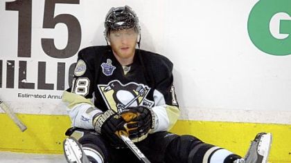 Marian Hossa: The iconic postgame shot after Game 6 of last year's Stanley Cup final.
