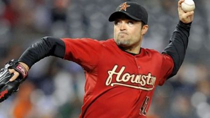 Houston starter Mike Hampton struck out eight Pirates in six innings last night at PNC Park.