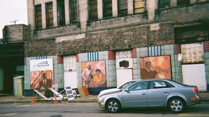 A photo of the New Granada Theater on Centre Avenue, Hill District, by Tyrell Hughes, one of the youths who participated in the "One Shot" contest, is one of the 50 finalists among hundreds of submissions.