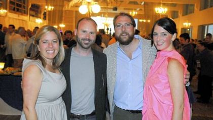 From left, Sprout Fund executive director Cathy Lewis Long, Rob Long, board chair Henry Simonds and Colleen Daily.