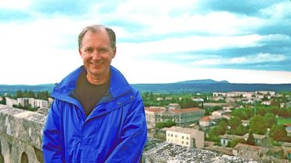 In this family photo, H. Beatty Chadwick poses overlooking Florence, Italy, during an Italian motorcycle vacation in 1992. By summer 2006, Chadwick had spent 11 years in a Delaware County, Pa., county jail where he is charged with contempt of court for failing to turn over some $2.5 million in a messy divorce dispute.