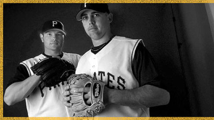 Pirates Jack Wilson, right, and Freddy Sanchez