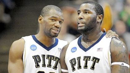 Pitt stars Sam Young (No. 23) and DeJuan Blair slipped to the second round of the NBA draft.