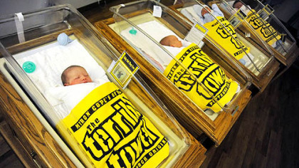 St. Clair hospital in Mt. Lebanon gave Terrible Towel blankets to all newborn infants in January 2008.