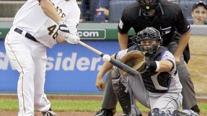 Pirates outfielder Garrett Jones could be a contender for the National League's rookie of the year award.