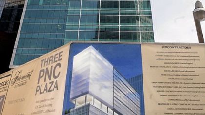 The Residences - Three PNC Plaza - the 26-story project has  upscale condominiums located on floors 14-23 of the tower.