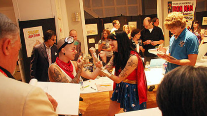 Tank Girl (Dani Kramer) and Wonder Woman (Heather Lucas).