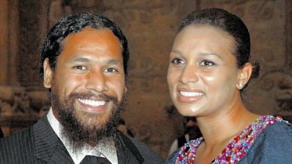 Troy and Theodora Polamalu were hosts for the Sugar and Spice Hill House Benefit in April at the Carnegie Music Hall in Oakland.