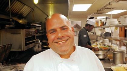 Chef Anthony Zallo of Bigelow Grille, who will take a chicken wings recipe to the pre-game Super Bowl fundraiser, "Taste of the NFL" in Tampa, Fla.
