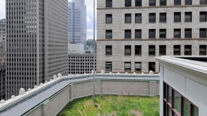 This green roof can be found atop the Heinz 57 Center on Sixth Avenue, Downtown.