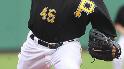 Pirates starting pitcher Ian Snell throws against the Detroit Tigers last night.