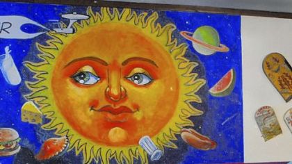 The sun's always up at the Starliner Diner in Hilliard, Ohio.