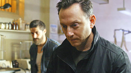 Matthew Fox, left, and  Michael Emerson in "Lost," which has its season premiere Wednesday.