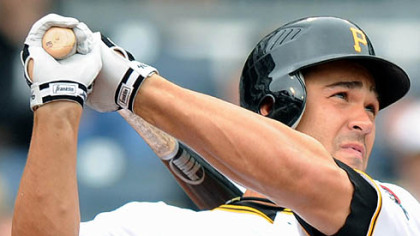 Pirates outfielder Garrett Jones has five home runs in 11 games.