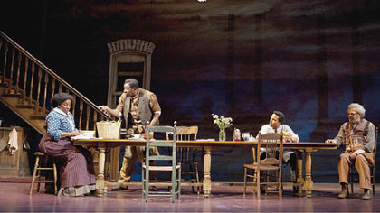 LaTanya Richardson Jackson, Ernie Hudson, Andre Holland and Roger Robinson in "Joe Turner's Come and Gone."
