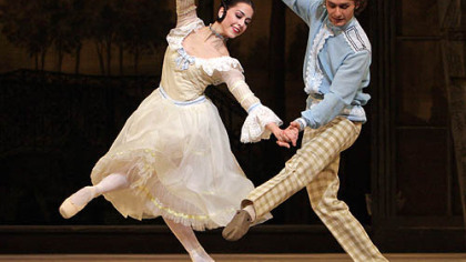 Alexandra Ansanelli and Ivan Putrov perform "A Month In The Country" at the Royal Opera House in London last year.