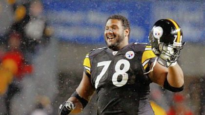 Offensive lineman Max Starks has had an up-and-down career with the Steelers.