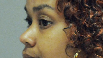Donna Williams outside Domestic Violence Court at the Pittsburgh Municipal Courts Building.