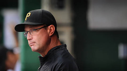 Pirates manager John Russell, "Unfortunately, we can't do anything about the 17 years."